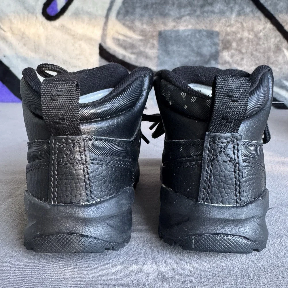 Size 5c - Nike Manoa LTR Boots Shoes TD BQ5374-001 Black Toddler Kids